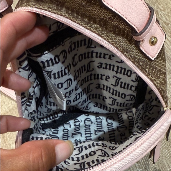 Juicy Couture Pink and Brown Logo Mini Backpack Y2K - Picture 5 of 10